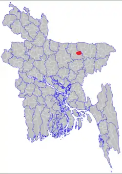 Location of Mohanganj