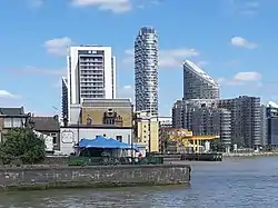 Location of The Gun at the West India Docks