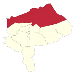 Location of Ardakan County in Yazd province