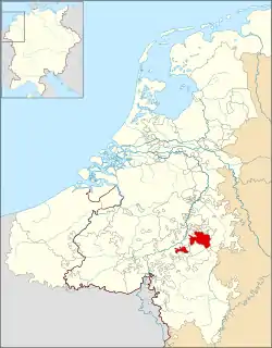 Duchy of Limburg around 1350.