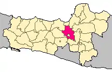 Semarang Regency within Central Java