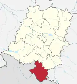 Location within the voivodeship