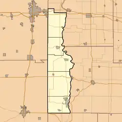 Randall is located in Vermillion County, Indiana