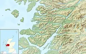 Lochan na Stainge is located in Lochaber