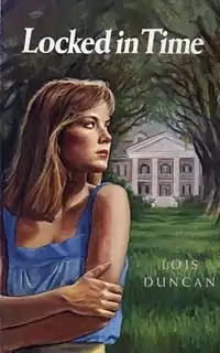 Cover of the book, showing a girl staring to the side with a white mansion in the background