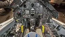 Lockheed YF-117A cockpit at the National Museum of the United States Air Force, Dayton, Ohio, USA