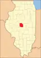 Logan County between 1841 and 1845