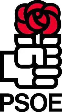 Logo PSOE, 1976–2001