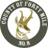 Official seal of County of Forty Mile No. 8