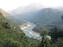 Lohit river in Arunachal Pradesh