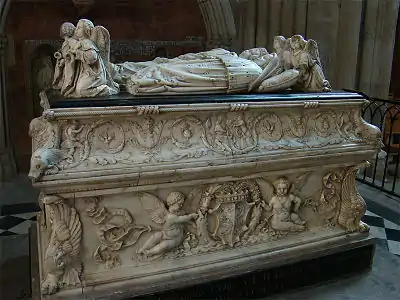 Tomb of the sons of Charles VIII and Anne of Brittany, 1506. Tours Cathedral, France