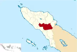 Location within Aceh