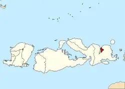 Location within West Nusa Tenggara
