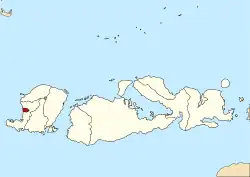 Location within West Nusa Tenggara