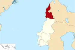 Location within West Sulawesi