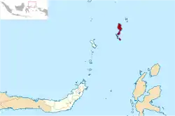 Location within North Sulawesi