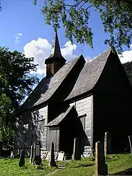Lomen Stave Church in the summer of 2005