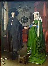 Arnolfini Portrait Jan van Eyck, (1434)(National Gallery, London)