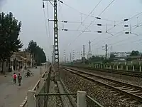 Railway tracks in Baoji