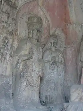 South wall with Bodhisattva and additional figure (2004)