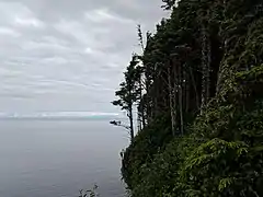 Looking North from Taaw Tldáaw; Alaska on the horizon