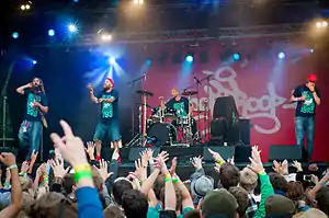 Looptroop Rockers at the 2012 Ilosaarirock festival