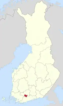 Location of Loppi in Finland