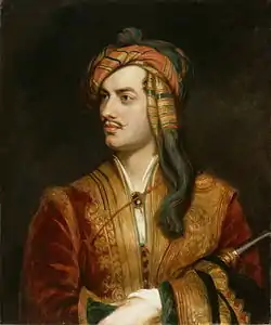 Phillips's portrait of Lord Byron; c. 1835.