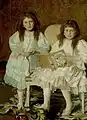 Dorothy and Lorna Bell. 1890s.