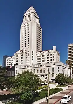 Los Angeles City Hall by John Parkinson, John C. Austin, and Albert C. Martin Sr. (1928)