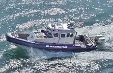 SAFE Boats 33' RIB of the Los Angeles Port Police.