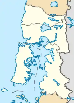 Calbuco Channel is located in Los Lagos