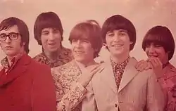 Los Gatos in 1968. Left to right: Kay Galifi, Oscar Moro, Litto Nebbia, Ciro Fogliatta and Alfredo Toth.