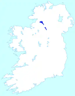 Location map of Lough Erne