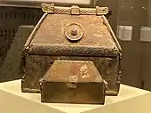 The Lough Erne Shrine, 11th century. The smaller but similar shrine was found inside the larger container.