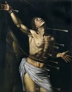 The martyrdom of Saint Sebastian