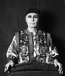 Sculptor Louise Nevelson in 1976