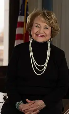 Louise Slaughter, U.S. Congresswoman from New York, 1987 to 2018. Chair of the House Rules Committee, 2007 to 2011.