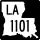 Louisiana Highway 1101 marker