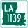 Louisiana Highway 1139 marker