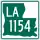 Louisiana Highway 1154 marker
