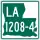 Louisiana Highway 1208-4 marker