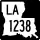 Louisiana Highway 1238 marker