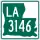Louisiana Highway 3146 marker