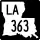 Louisiana Highway 363 marker