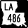 Louisiana Highway 486 marker