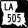 Louisiana Highway 505 marker