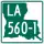 Louisiana Highway 560-1 marker