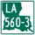 Louisiana Highway 560-3 marker