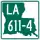 Louisiana Highway 611-4 marker
